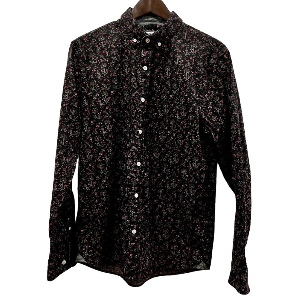 Express Slim Fit Soft Wash Button Down Long Sleeve Size Medium